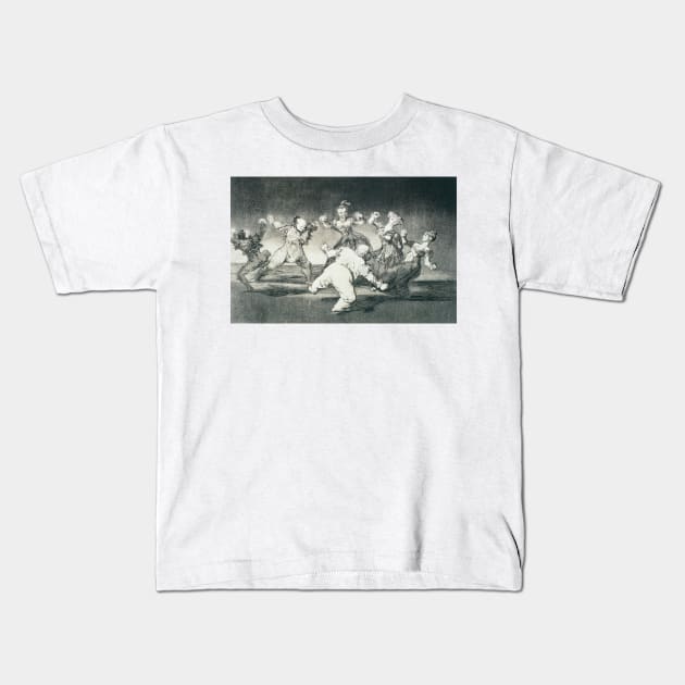 Disparate Alegre (Merry Folly) by Francisco Goya Kids T-Shirt by Classic Art Stall